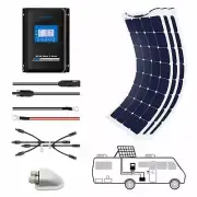 ⭐AP 330W 12V Flexible Solar RV Kit w/ 30A Waterproof Charge Controller⭐️