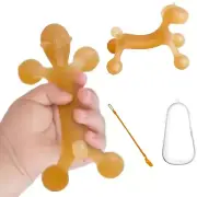 Silicone Horse Shape Baby Teething Teether Chew Toy BPA Free with Box Strap