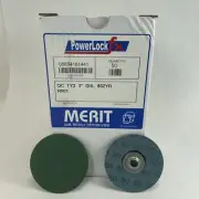 Merit Powerlock FX R801 Quick Change TY2 3" Dia. Disc 80 Grit Qty (50) Disc