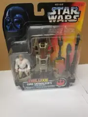 Star Wars 1996 Luke Skywalker Figure W/ Desert Skiff
