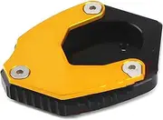 Lift Stand Motorcycle Accessories CNC Kickstand Foot Enlarger Side Stand Extension Pad Fit For Kawasaki Eliminator 500 Bracket swingarm spool(Glod)