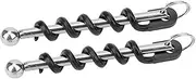 Black Corkscrew, Kitchen Tools, Portable Beer Bottle Opener, for Home, Restaurants, Kitchens and Cafes