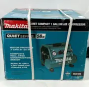 Makita MAC100Q Quiet Series 0.5 HP 1 Gallon Oil‑Free Electric Air Compressor