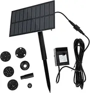 Gatuida 1 Set Solar Water Fountain Pump Solar Powered Fountain for Garden Decoration for Outdoor Birdbaths Water Circulation and Oxygenation Durable and Efficient Design