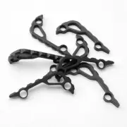 1PC Black Aluminium Alloy Back Spacer Spine Keel For Benchmade Bugout 535