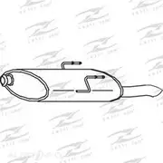 Redback Mufflers Bolt-On to suit Peug 406 9/97 Turbo Diesel RM - M5897