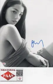 OLIVIA THIRLBY LOVELY "THE L WORD" ACTRESS SIGNED BEAUTIFUL POSED PHOTO PAAS