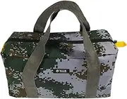 [Generic] xinyee 18-Inch Tool Bag Wear-resistant Storage Bag for Maintenance Tool Large Capacity Camouflage Canvas Bag