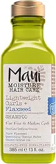 Maui Moisture Lightweight Curls + Citrus Fragranced Flaxseed Shampoo For Curly & Wavy Hair 385mL