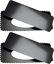 Tosnail 2 Pack 14" x 5.75" Non-Stick Quiche Pan Tart Pan with Removeable Bottom Rectangular Pie Baking Pan