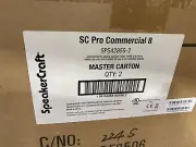 Speaker Craft SC Pro Commercial 8" Speakers & Ceiling Brackets and Plenum Rate
