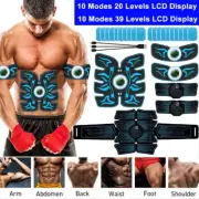 Wireless Ems Muscle Stimulator Massager Fitness ABS Toner Abdominal Trainer Body