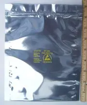 2,000 - ESD Anti-Static Shielding Bags, 6" x 8", Zip-Top