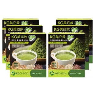 【KGCHECK新美窈抹茶飲】無糖、無香精、無奶精、高纖 125g x６盒