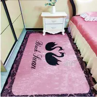 在飛比找Yahoo!奇摩拍賣優惠-新品 床邊金鉆絨地毯3D客廳地墊臥室房間網紅同款免搭理80*