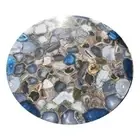42" Natural Agate Stone Side Table Top Dining Handmade Furniture Restaurant Deco