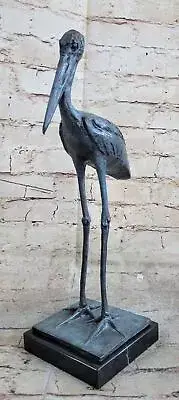 Genuine Bronze Bird by Rembrandt Bugatti - Marabou Stork - signed Artwork Sale