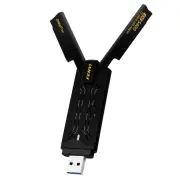 FENVI AX5400 WiFi 6E USB Adapter Dongle Tri Band 2.4G/5G/6GHz USB3.0 WiFi 6 Network Card with 2*2dBi Antenna for Laptop