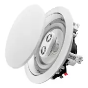 OSD 6.5" 150W Weather-Resistant Dual Tweeter Stereo In-Ceiling Speaker, Single