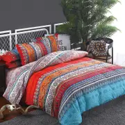 Mandala Stripe Quilt/Doona Cover Set