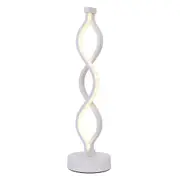 Double Spiral LED Table Lamp Adjustable Lighting Desk Lamp Reading Bedside Light