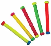 LAND AND SEA PALM BEACH - SET OF 5 POOL DIVE STICKS SOFT - POOL PARTY FUN