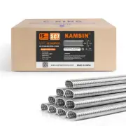 Kamsin SC7 304 Stainless Steel Hog Rings 15 Gauge, 3/4" Inner Crown, 15/16" O...