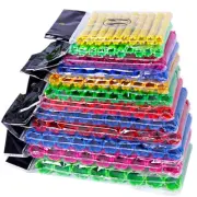 1Set 11 Sizes Hair Perm Rods Kit Cold Permanent Bar Plastic Curlers R_ro