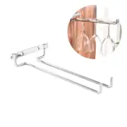 Wall Wine Glass Rack Bar Glass Holder Under Cabinet Wine Rack