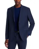Theory Chambers Tonal Plaid Slim Fit Suit Jacket