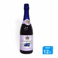 在飛比找樂天市場購物網優惠-七星藍莓汽泡香檳飲料750mlx12入/箱【愛買】