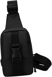 [CATIEBYE] Wear-resistant Crossbody Bag Men's Multi-function Shoulder Bag Storage Accessory for Travel