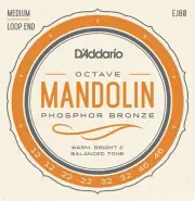 D'Addario Octave Mandolin Strings Phosphor Bronze Medium Loop End