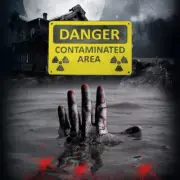 High Visibility Metal Patches Nuclear Warning Sign Effectively Identify3619