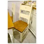 有背實木餐椅 白色餐椅 雙色靠背餐椅 鄉村風餐椅 原木化妝椅 白色書桌椅 實木書桌椅 實木休閒椅 實木電腦椅【歐舍傢居】