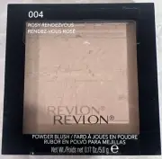 Revlon Face Powder Blush Silky Buildable Color 004 Rosy Rendezvous
