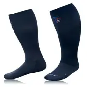 XXL-9XL Plus Size 15-20 mmHg Compression Socks For Men & 4X-Large Dark Blue