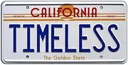 Expedition Back to the Future | TIMELESS | Metal Stamped License Plate