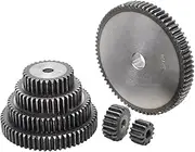 1Pcs 76-90 Tooth Mod 1.5 Spur Gear 1.5M 45# Carbon Steel Thick 15mm Metal Mechanical Transmission Pinion Gear(84 Teeth)