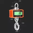 Digital 1000kg Crance Scale Electronic Weight Hook Crane Tool(Type 2)