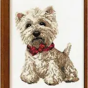 West Highland Dreams Cross Stitch Kit - Create a stunning 8" x 10" masterpiece w