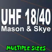 Custom Name UHF 18/40 Sticker Caravan Adventure Car Decal Ute Camping CB Radio