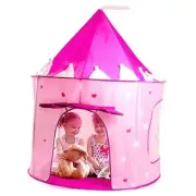 Play Tent Princess Castle - Features Glow in The Dark Stars - Portable - Pink