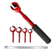 Door Hinge Adjustment Tool,Hinge Adjustment Tool,Door Adjustment Tool,Door Strike Plate Bending Adjustment Wrench Kit Red