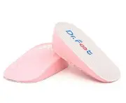 Height Increase Insoles, Heel Cushion Inserts, Heel Lift 0.6" Height Pink