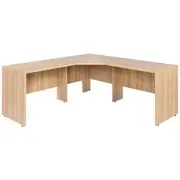 Velocity Corner Workstation 1800x1800 Oak