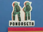 BEER Brewery STICKER ~ PONDASETA Brewing Co ~ Amarillo, TEXAS ~ Lost Astronauts