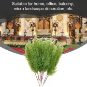 5/10pcs Xmas Tree Artificial Green Plants Simulated Pine Branches Wedding