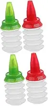 Levemolo 2sets Cookie Icing Bottles Cake Decorating Icing Bottle Baking Tools 2pcs*2 Random Color