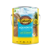 Cabots 10L Aquadeck Natural Exterior Decking Oil Low Odour, Water-Based Formula